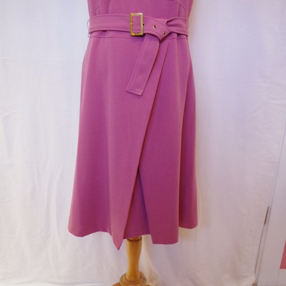 Nanette Deco Pink Floral Vibrance Dress Sz 10 - Picture 3 of 10